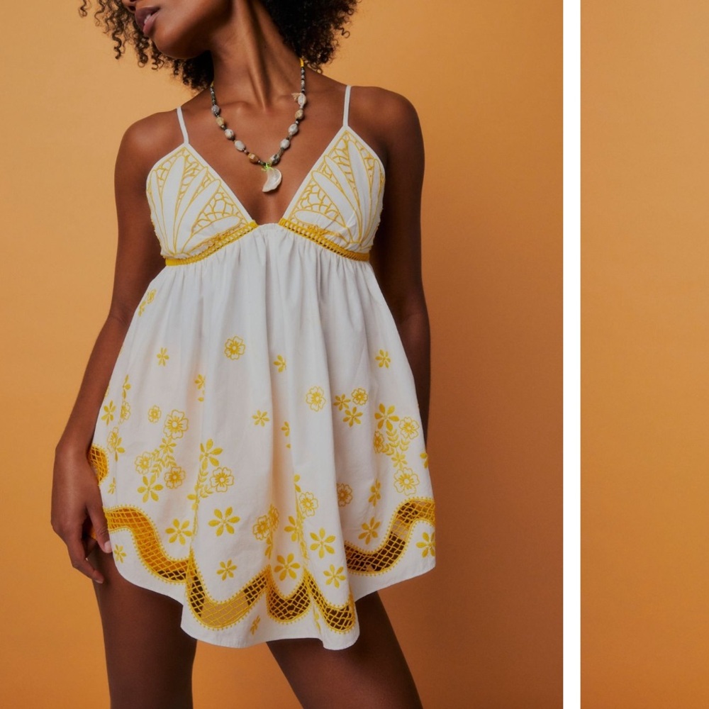 NWT Free People x House of Aama Kasada Mini Dress, XS